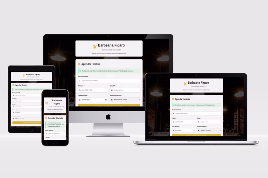 Barbearia Figaro - Plataforma de agendamento e gestão para barbearias