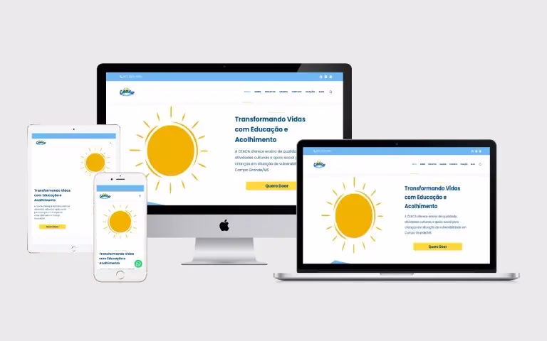 Ceaca - Portal institucional para ONG de proteção animal