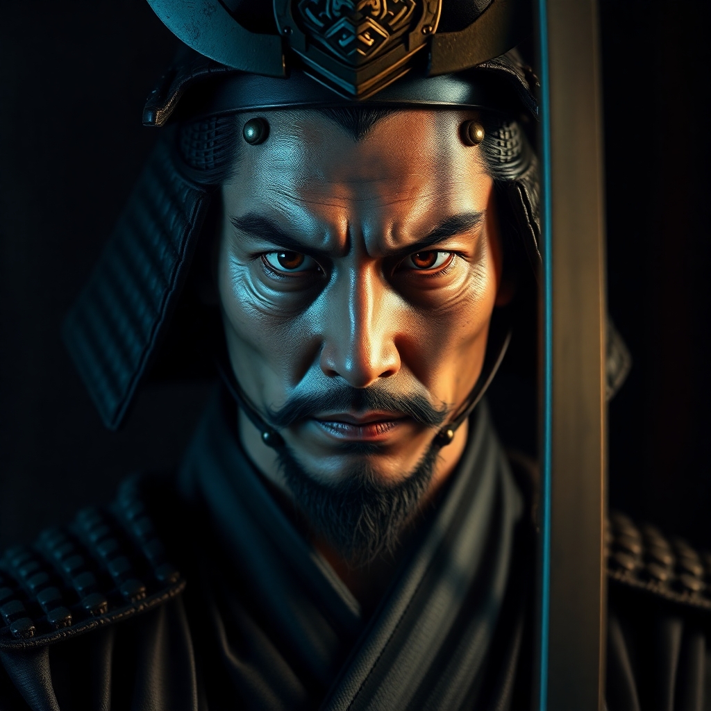 Retrato de um samurai