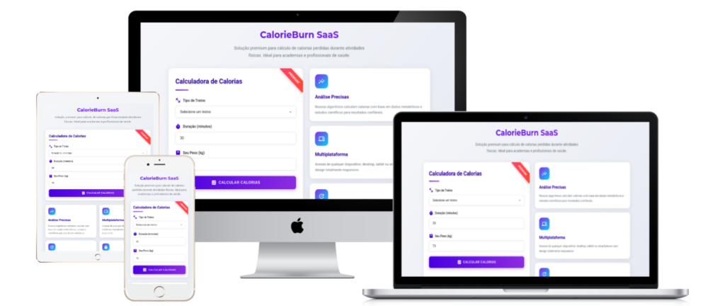 CalorieBurn SaaS