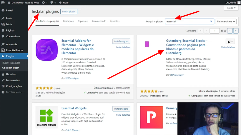 essential blocks gutenberg