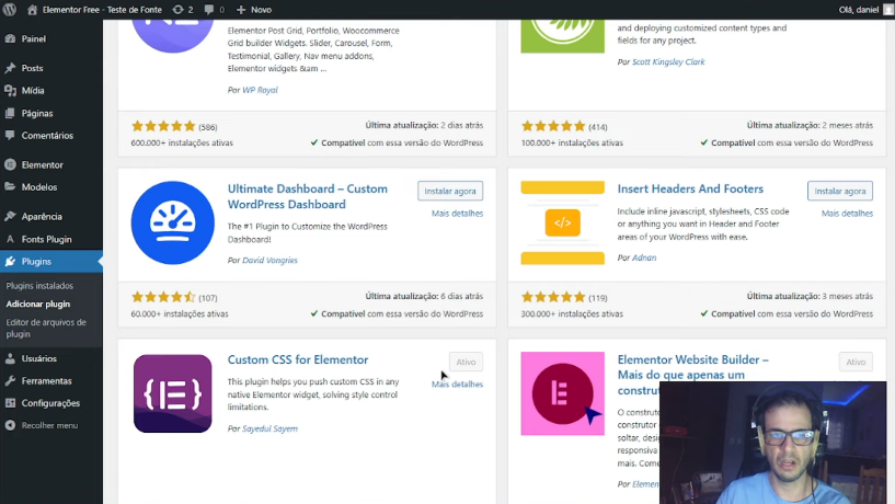 plugin custom css for elementor